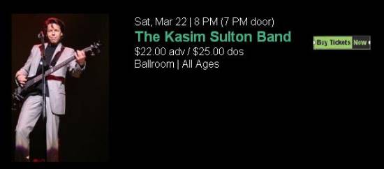 Kasim Sulton gig at The Beachland Ballroom, Cleveland, Ohio