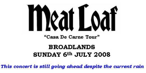 Meat Loaf venue
