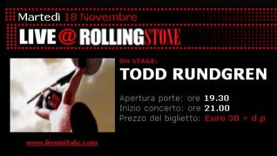 Kasim Sulton and Todd Rundgren at Rolling Stone, Milan, Italy, 11/18/08