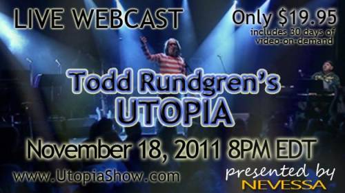 Todd Rundgren's Utopia webcast
