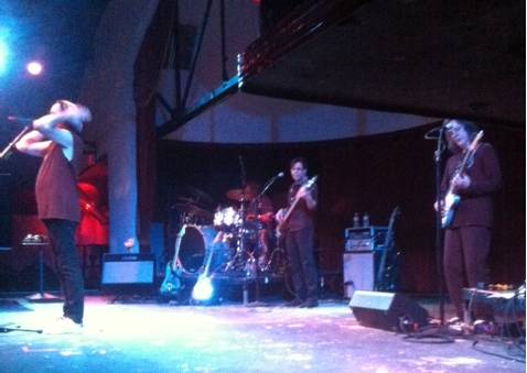 Kasim Sulton at Todd Rundgren gig at Cain's Ballroom, Tulsa, OK, 03/22/12 - photo by Mark Woodin