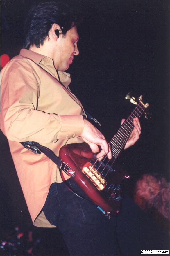Kasim Sulton in Wilkes Barre - 12/9/02 (Photo by Frank Ciapanna)