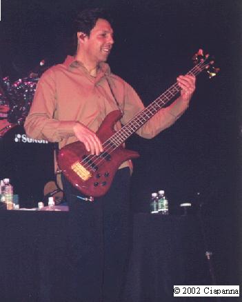 Kasim Sulton in Wilkes Barre - 12/9/02 (Photo by Frank Ciapanna)