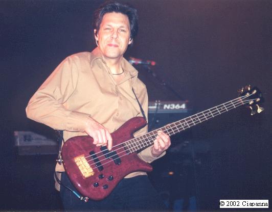 Kasim Sulton in Wilkes Barre - 12/9/02 (Photo by Frank Ciapanna)