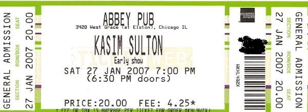 Kasim Sulton at The Abbey Pub
