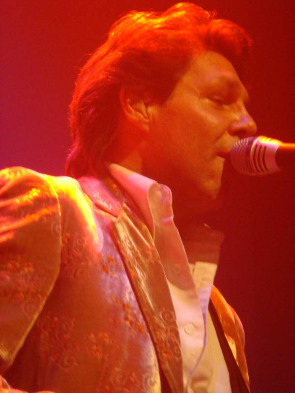 Kasim Sulton and Todd Rundgren at The Blender Theatre at Gramercy, New York City, NY, 12/11/07 - photo by OCSheri