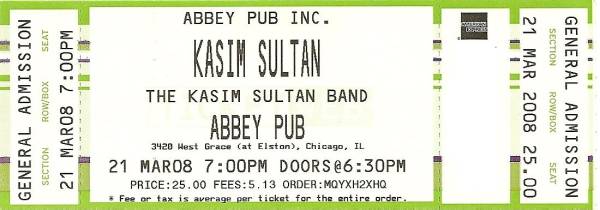 Kasim Sulton at The Abbey Pub, Chicago, IL