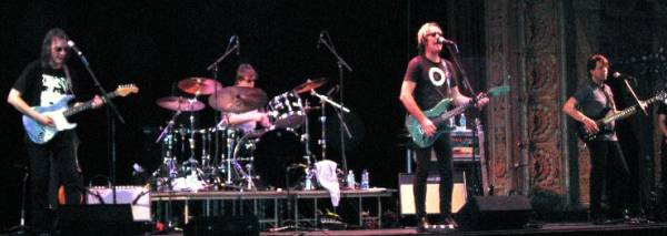 Kasim Sulton and Todd Rundgren at the Tampa Theatre, Tampa, Florida, 04/12/08 - photo by Tony Cona