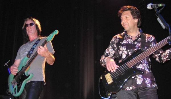 Kasim Sulton and Todd Rundgren at The Variety Playhouse in Atlanta, GA, 04/17/08 - photo by Whitney Burr