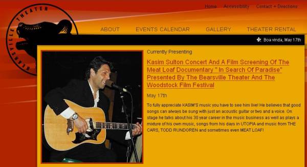 Kasim Sulton at The Bearsville Theater, Woodstock, NY