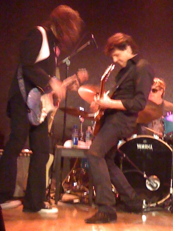 Kasim Sulton and Todd Rundgren at City Winery, New York City, NY, 04/16/09 - photo by RMAC
