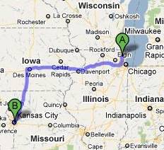 Kasim Sulton and Todd Rundgren Tour Map
