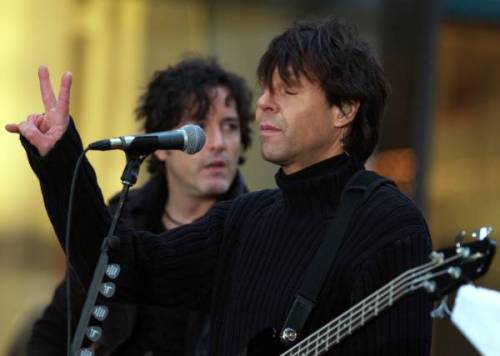 Kasim Sulton on The Today Show with Meat Loaf - photo by Gary Goat Goveia