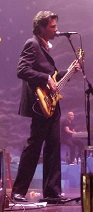 Kasim Sulton in Mannheim, Germany with Meat Loaf