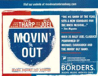 Movin' Out ad