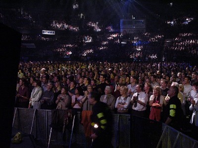 13,000 people watching Kasim Sulton at The Night Of The Proms, Antwerp - 11/01/01