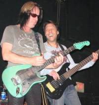 Kasim Sulton and Todd Rundgren at Magic Bag, Ferndale, MI, 01/30/08 - photo by Michele K