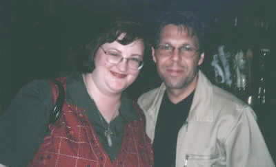 Laura England and Kasim Sulton, 8/10/01 - photo by Laura England